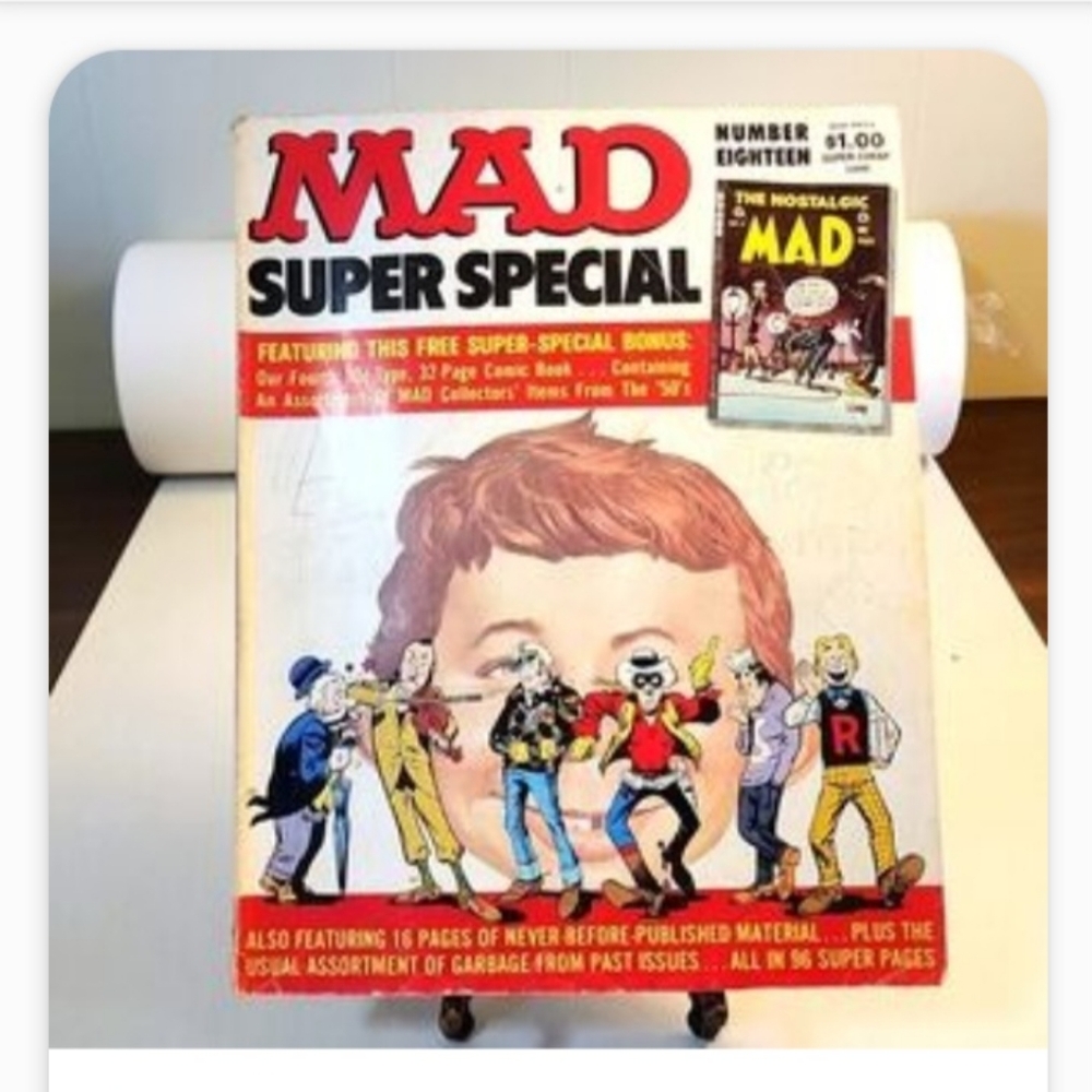 Vintage MAD Magazine Lot of 9 Collectibles. - Picture 6 of 9